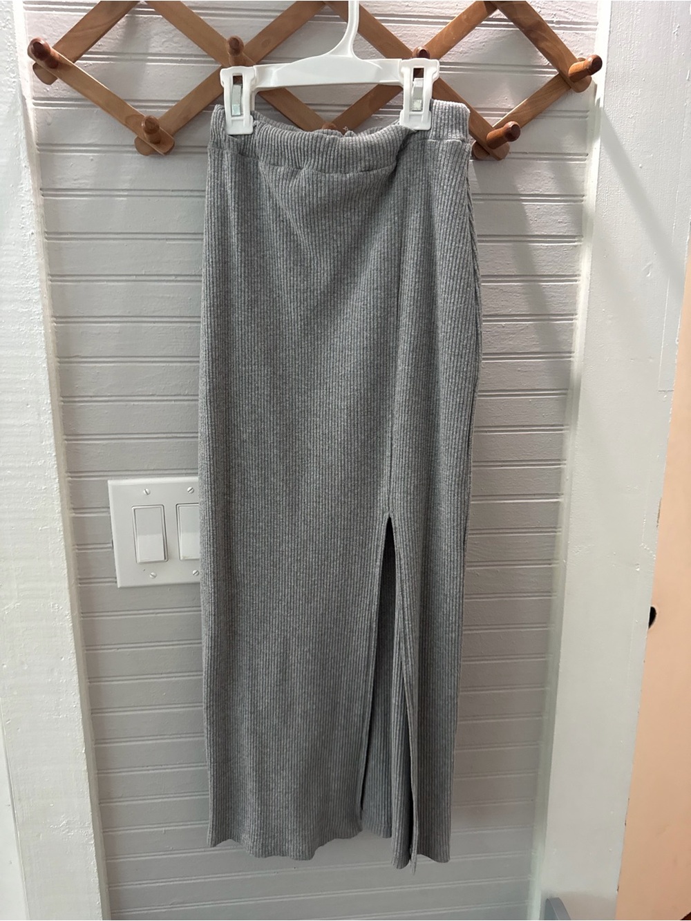 Mango ribbed skirt
